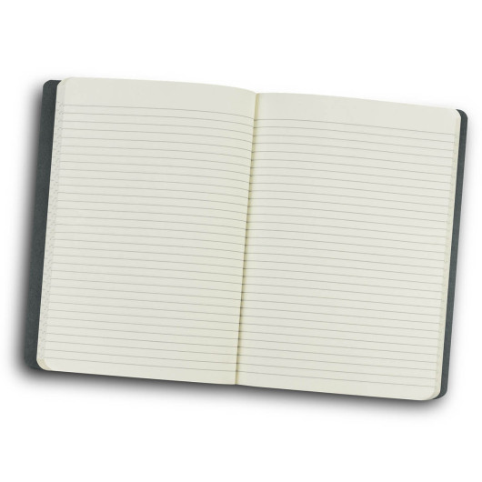 Black Open Cotton Soft Cover Notebooks